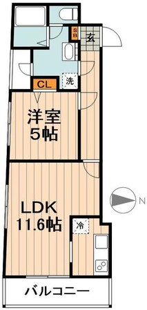 アーバハイツ扇大橋の物件間取画像